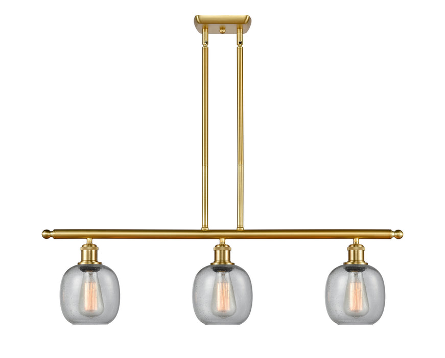 Innovations 516-3I-SG-G104 Three Light Island Pendant, Satin Gold