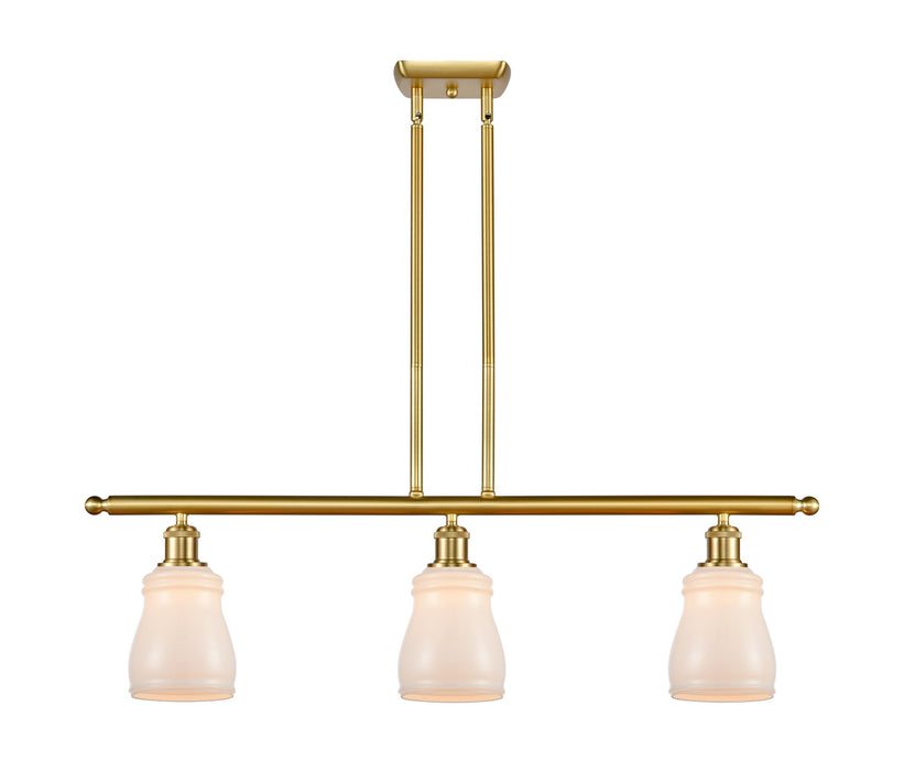 Innovations 516-3I-SG-G391 Three Light Island Pendant, Satin Gold