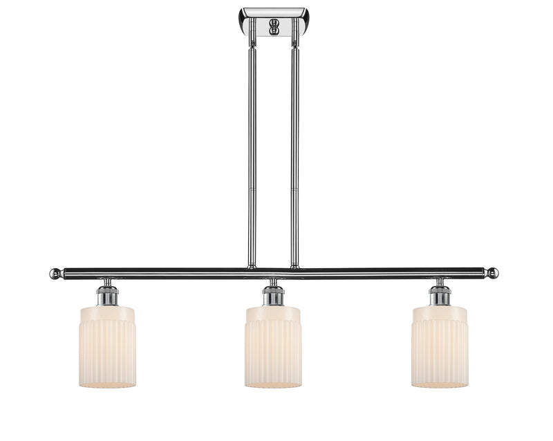 Innovations 516-3I-PC-G341 Three Light Island Pendant, Polished Chrome