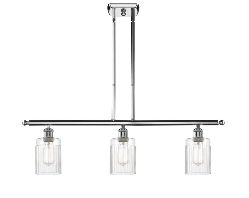 Innovations 516-3I-PC-G342 Three Light Island Pendant, Polished Chrome
