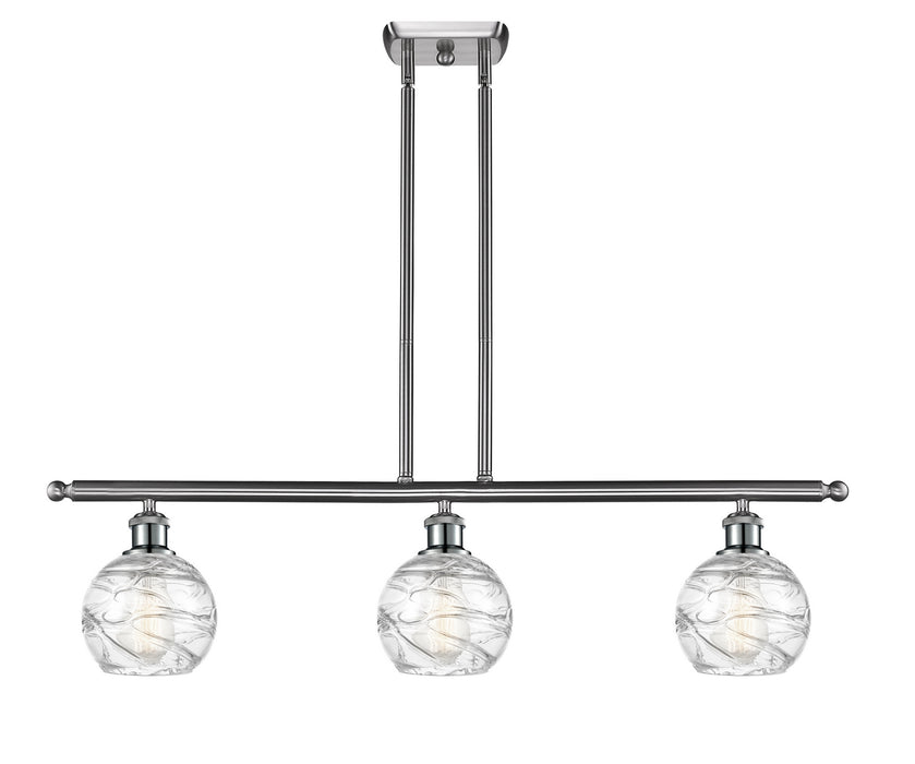 Innovations 516-3I-SN-G1213-6 Three Light Island Pendant, Brushed Satin Nickel