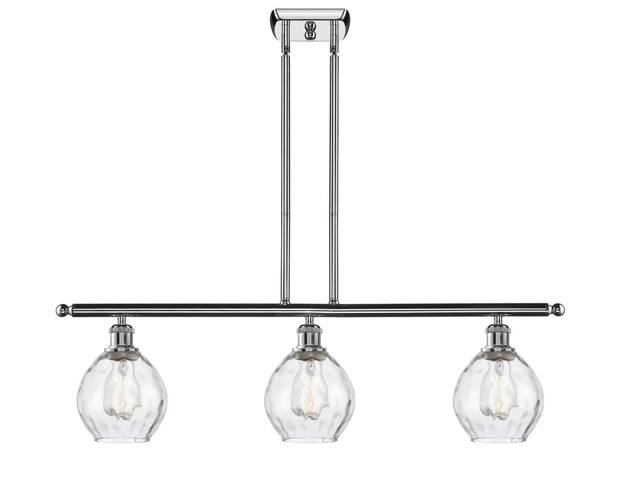 Innovations 516-3I-PC-G362 Three Light Island Pendant, Polished Chrome