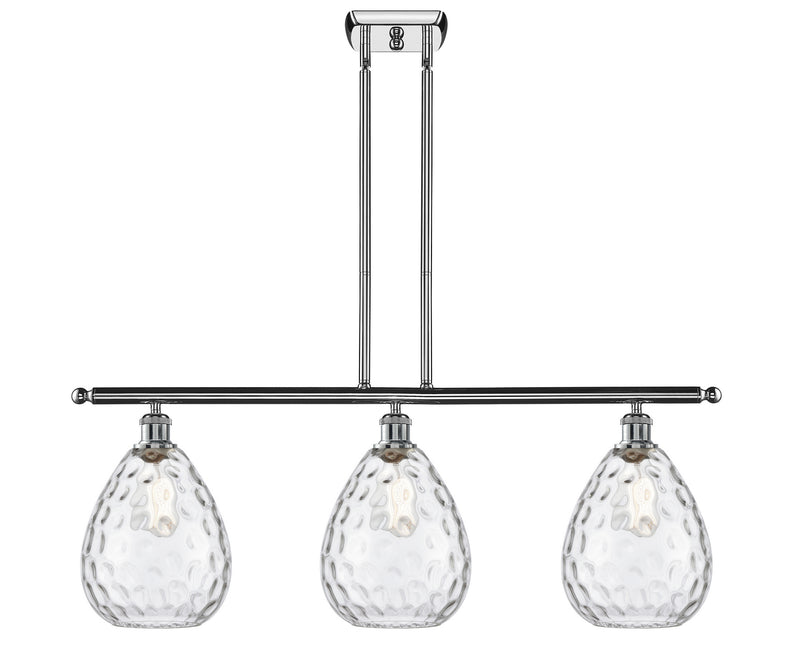Innovations 516-3I-PC-G372 Three Light Island Pendant, Polished Chrome