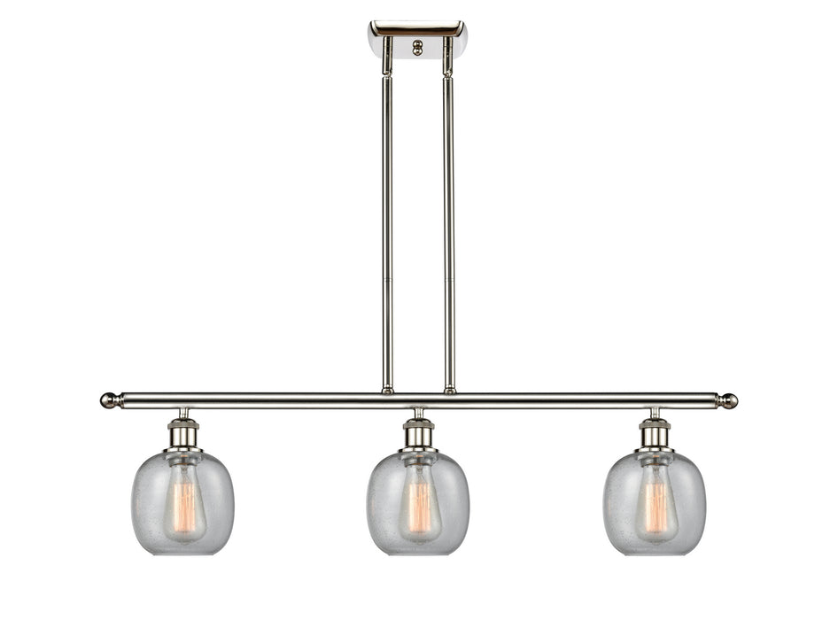 Innovations 516-3I-PN-G104 Three Light Island Pendant, Polished Nickel