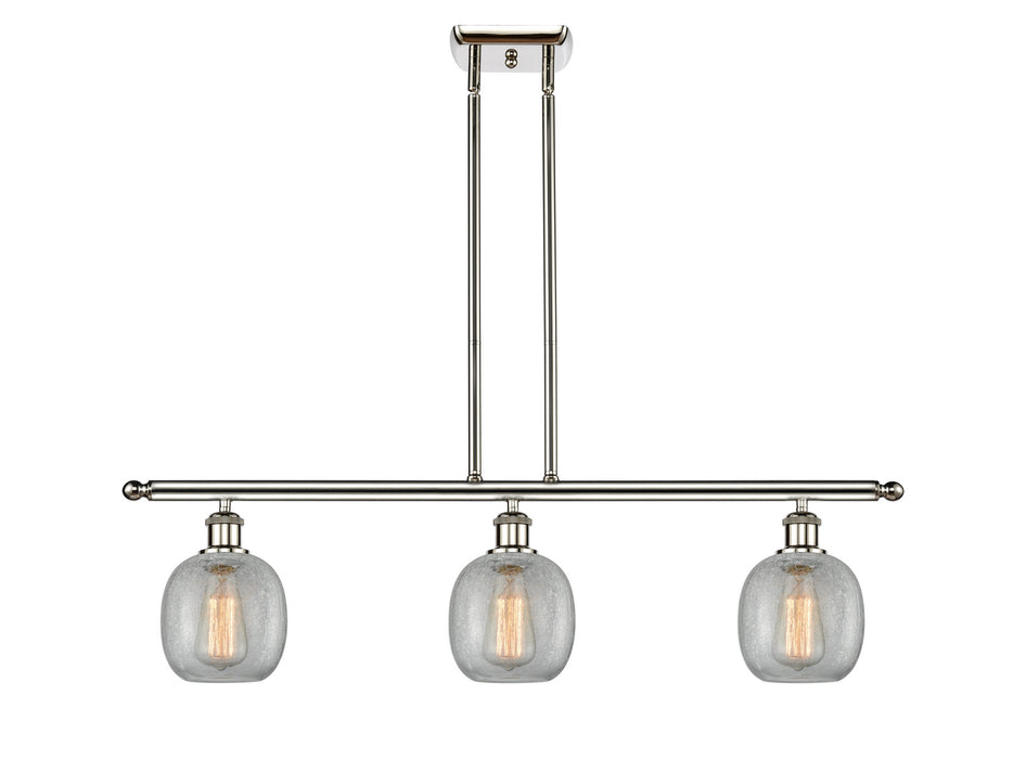 Innovations 516-3I-PN-G105 Three Light Island Pendant, Polished Nickel