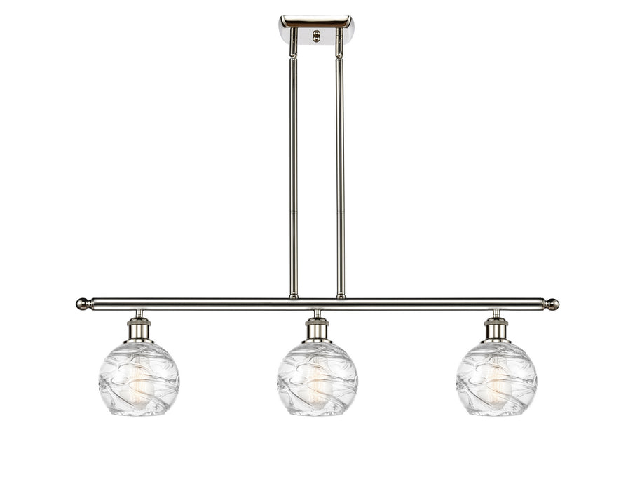 Innovations 516-3I-PN-G1213-6 Three Light Island Pendant, Polished Nickel
