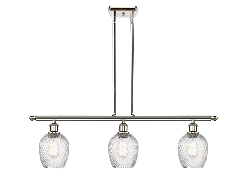 Innovations 516-3I-PN-G292 Three Light Island Pendant, Polished Nickel