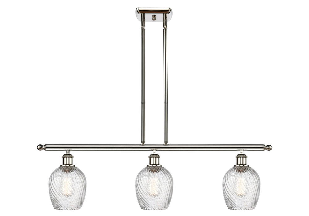 Innovations 516-3I-PN-G292 Three Light Island Pendant, Polished Nickel