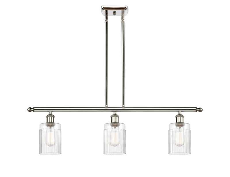 Innovations 516-3I-PN-G342 Three Light Island Pendant, Polished Nickel