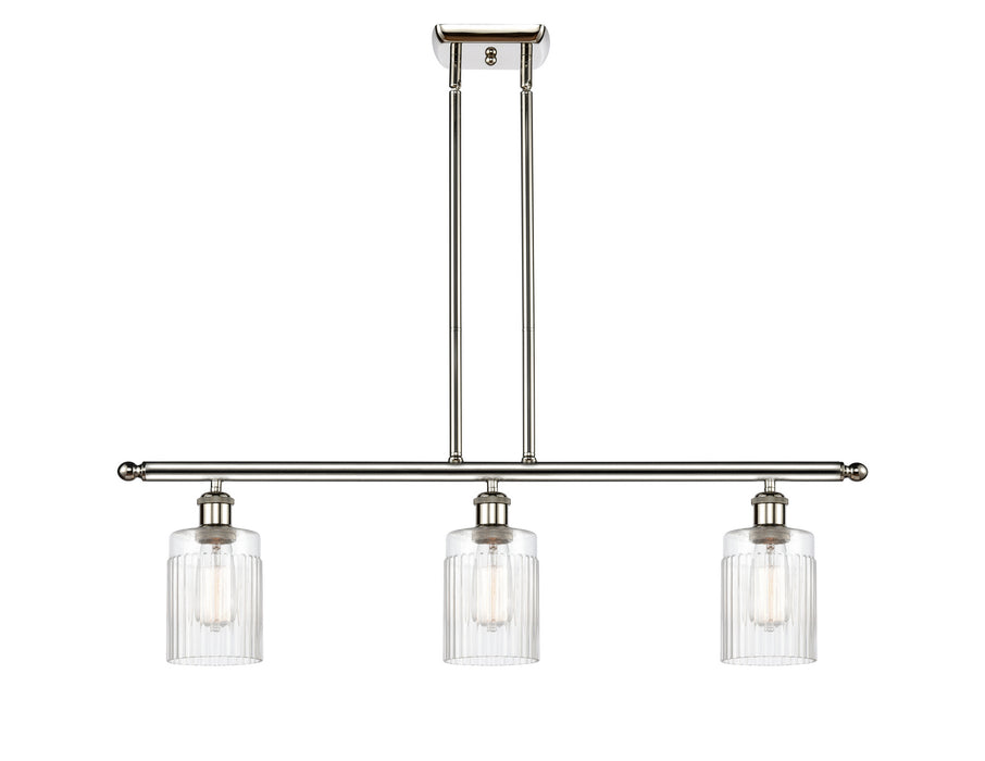 Innovations 516-3I-PN-G342 Three Light Island Pendant, Polished Nickel