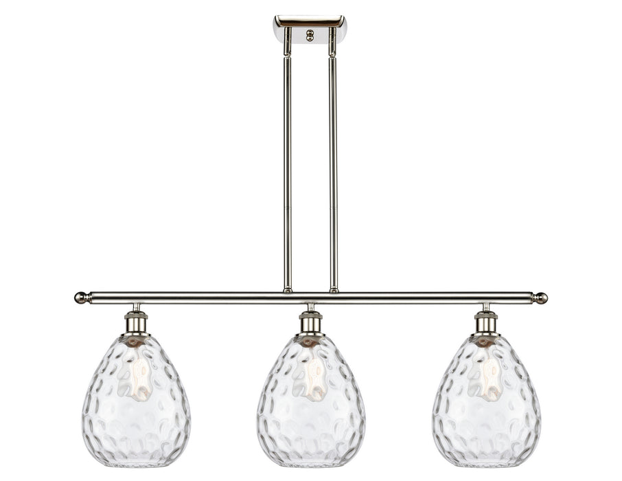 Innovations 516-3I-PN-G372 Three Light Island Pendant, Polished Nickel
