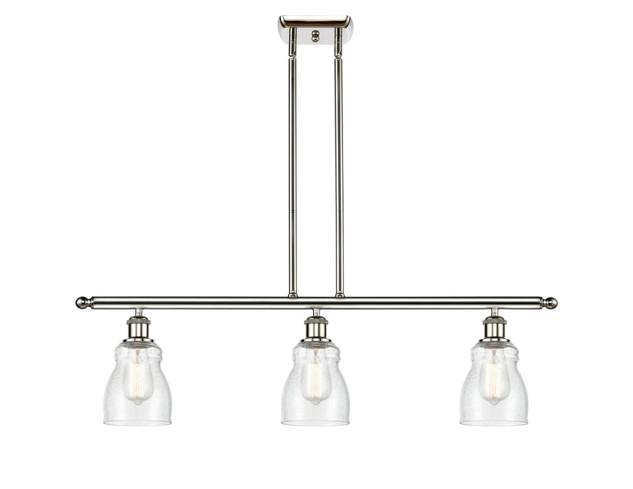 Innovations 516-3I-PN-G394 Three Light Island Pendant, Polished Nickel