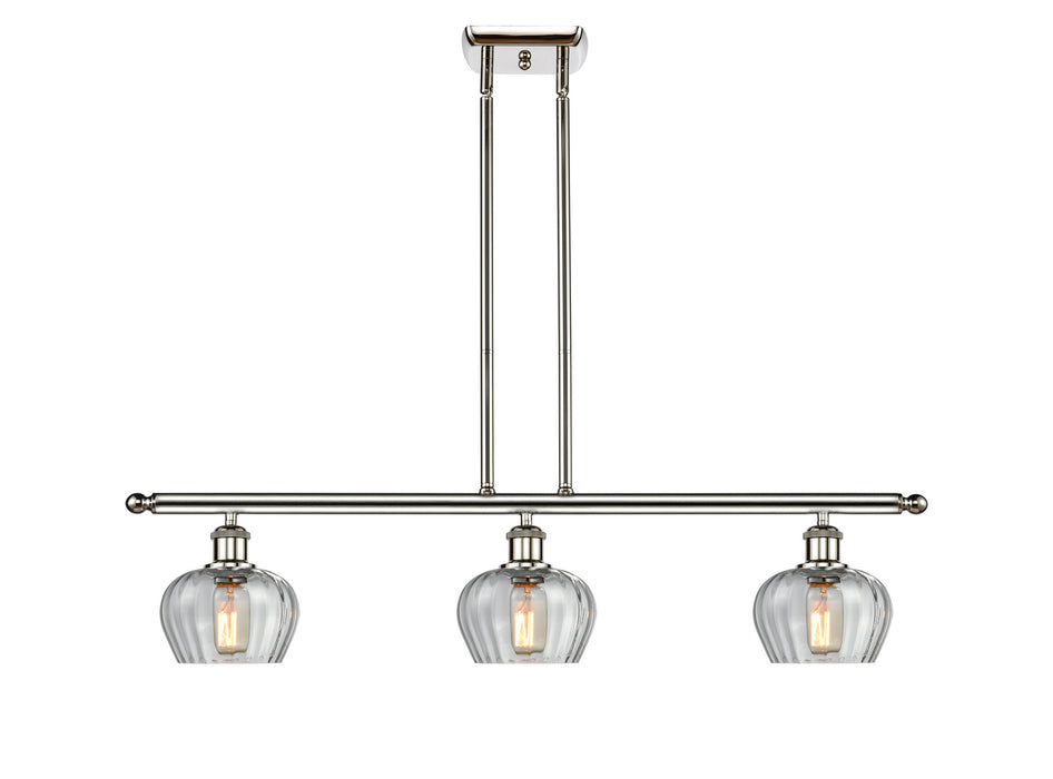 Innovations 516-3I-PN-G92 Three Light Island Pendant, Polished Nickel