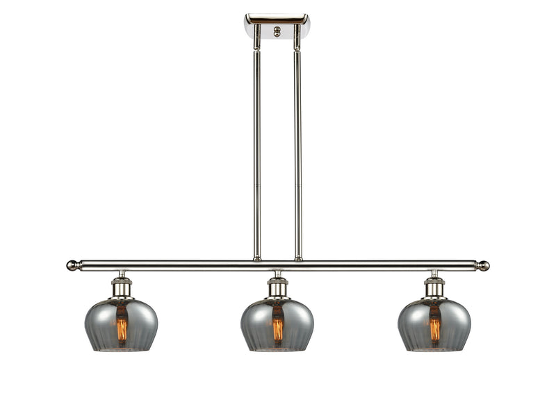 Innovations 516-3I-PN-G93 Three Light Island Pendant, Polished Nickel