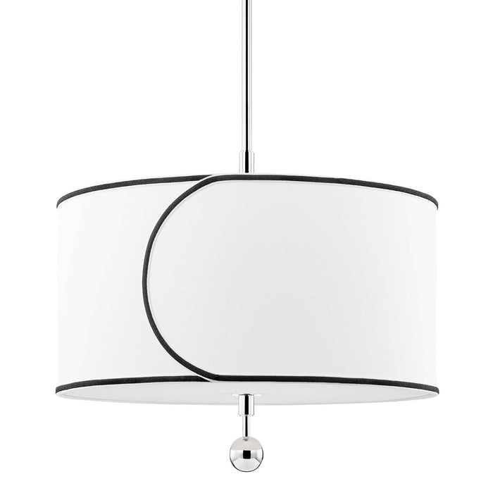 Mitzi H381701L-PN Three Light Chandelier, Polished Nickel