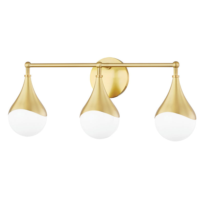 Mitzi H416303-AGB LED Bath and Vanity, Aged Brass