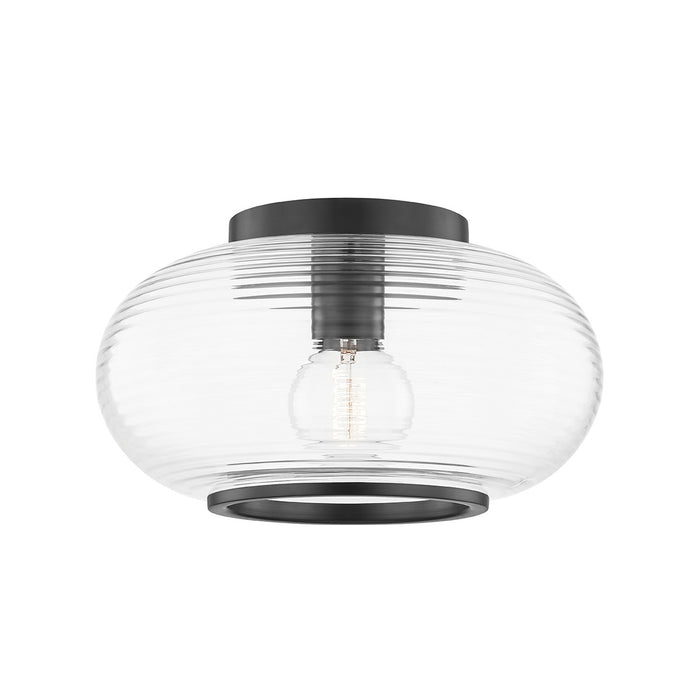 Mitzi H418501-OB One Light Flush Mount, Old Bronze