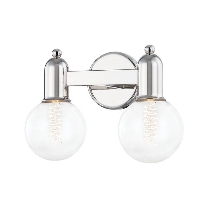 Mitzi H419302-PN Two Light Bath and Vanity, Polished Nickel