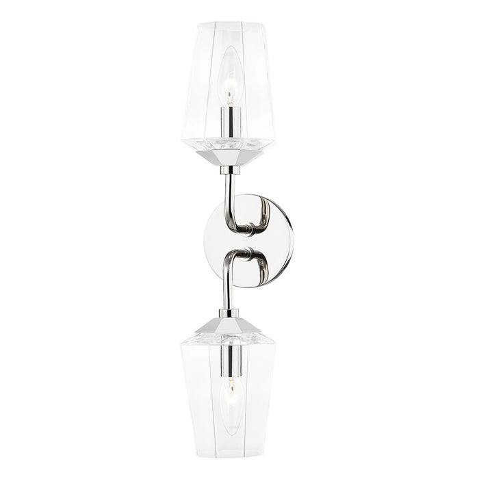 Mitzi H420302-PN Two Light Bath and Vanity, Polished Nickel
