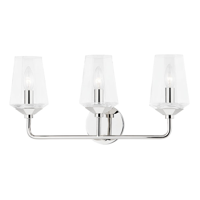 Mitzi H420303-PN Three Light Bath and Vanity, Polished Nickel