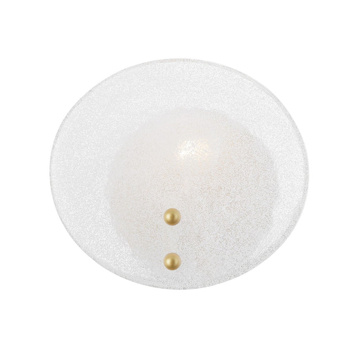 Mitzi H428101-AGB One Light Wall Sconce, Aged Brass
