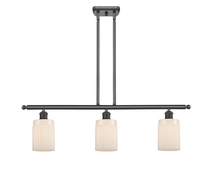 Innovations 516-3I-OB-G341 Three Light Island Pendant, Oil Rubbed Bronze