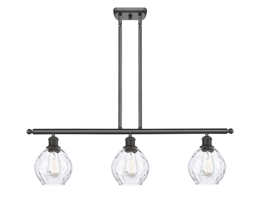 Innovations 516-3I-OB-G362 Three Light Island Pendant, Oil Rubbed Bronze