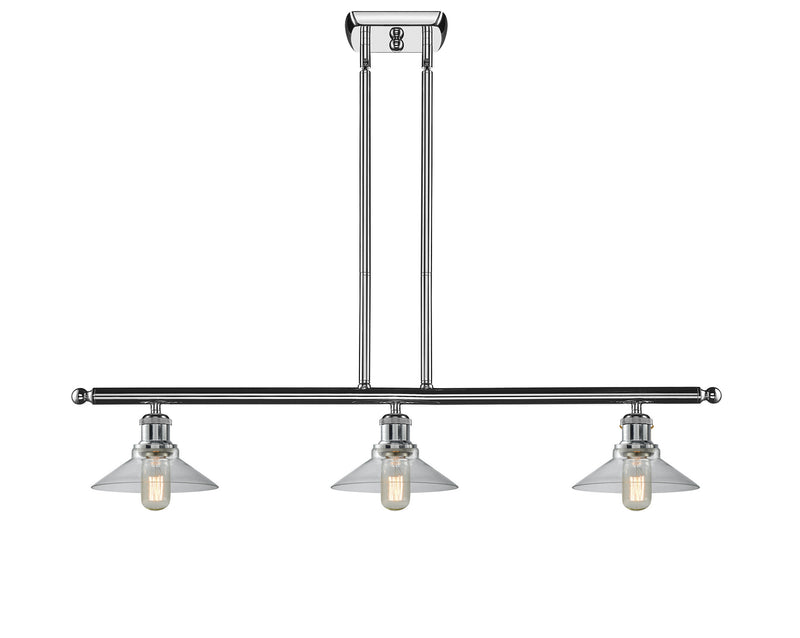 Innovations 516-3I-PC-G132-LED LED Island Pendant, Polished Chrome