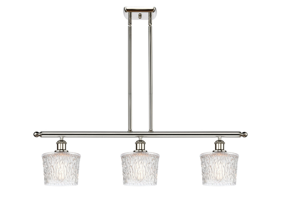 Innovations 516-3I-PN-G402 Three Light Island Pendant, Polished Nickel
