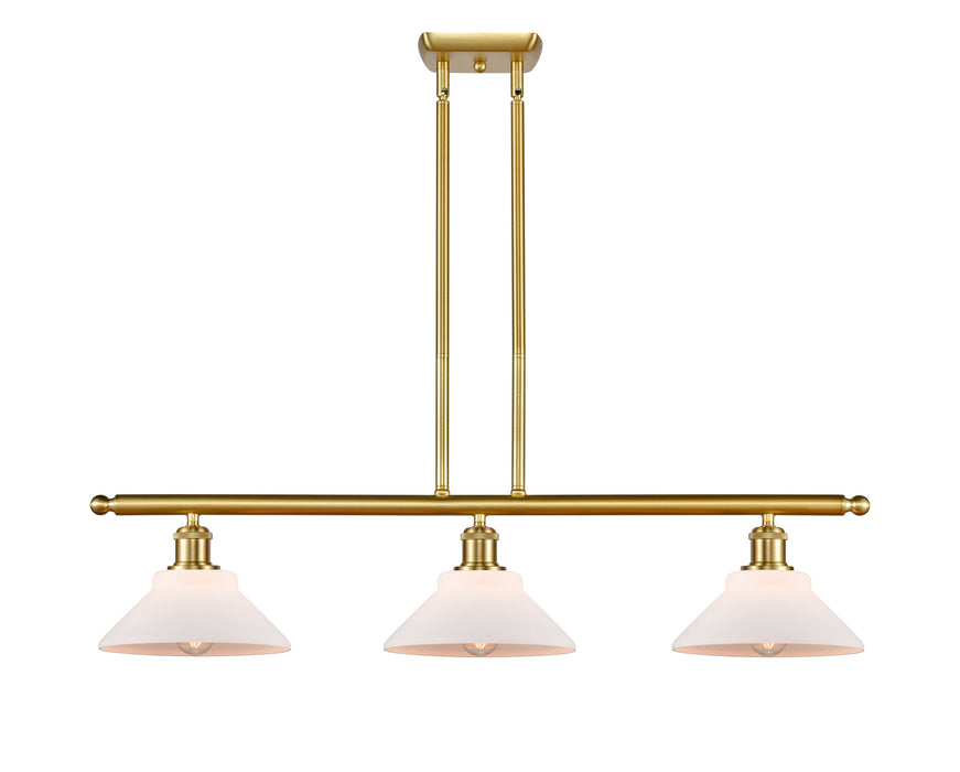 Innovations 516-3I-SG-G131 Three Light Island Pendant, Satin Gold