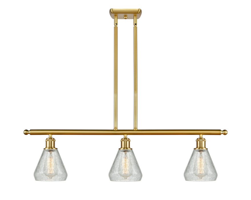 Innovations 516-3I-SG-G275 Three Light Island Pendant, Satin Gold