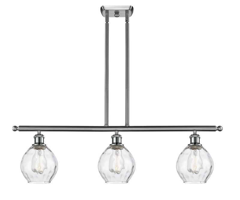 Innovations 516-3I-SN-G362 Three Light Island Pendant, Brushed Satin Nickel