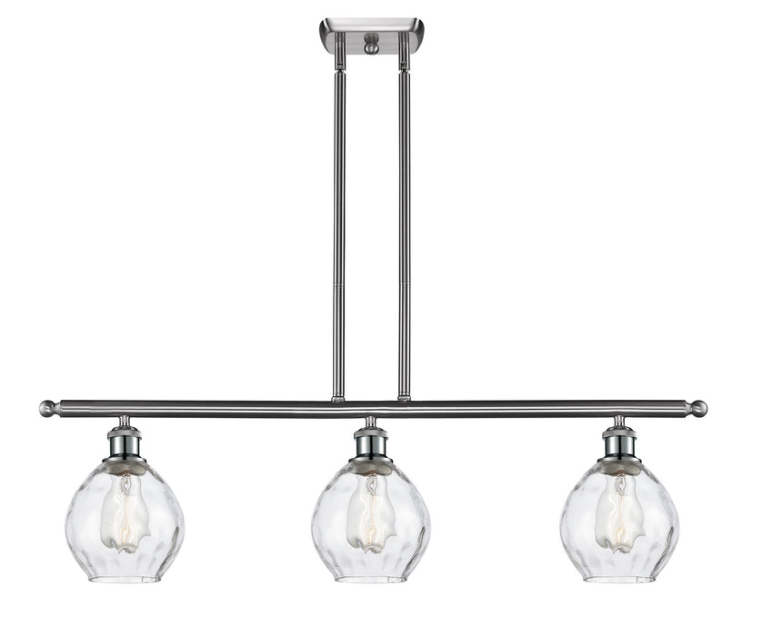 Innovations 516-3I-SN-G362 Three Light Island Pendant, Brushed Satin Nickel