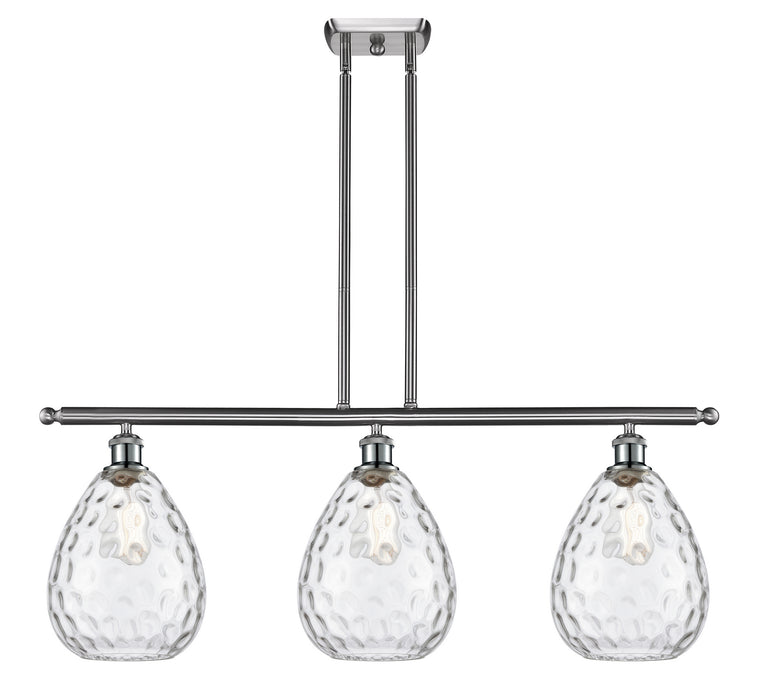Innovations 516-3I-SN-G372 Three Light Island Pendant, Brushed Satin Nickel