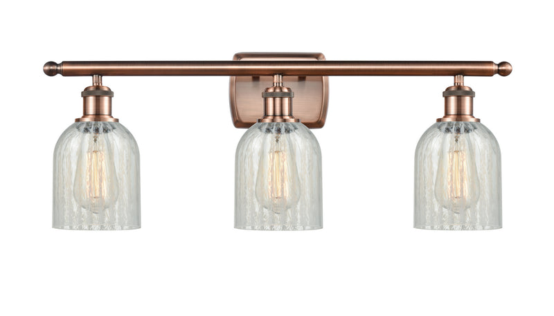 Innovations 516-3W-AC-G2511 Three Light Bath Vanity, Antique Copper
