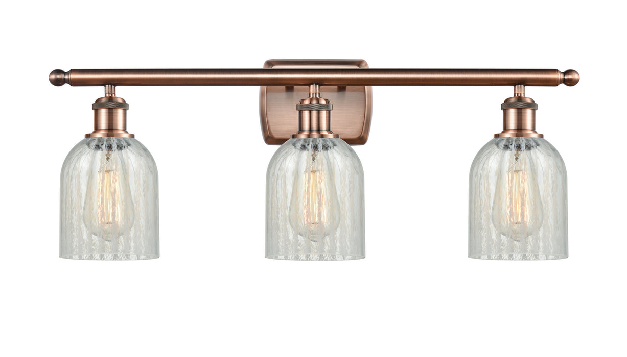 Innovations 516-3W-AC-G2511 Three Light Bath Vanity, Antique Copper