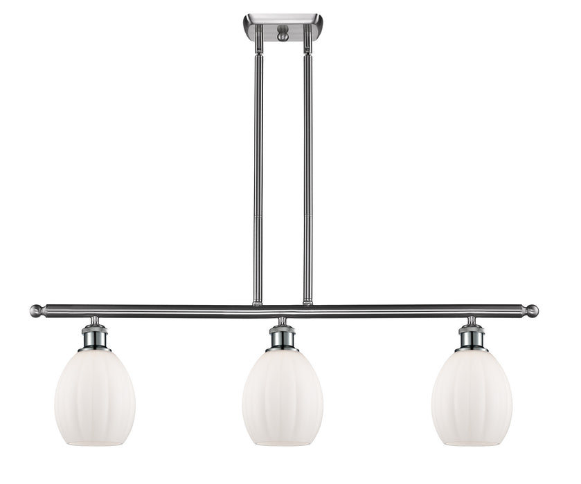 Innovations 516-3I-SN-G81 Three Light Island Pendant, Brushed Satin Nickel