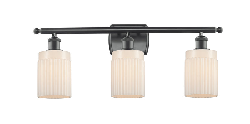 Innovations 516-3W-BK-G341 Three Light Bath Vanity, Matte Black