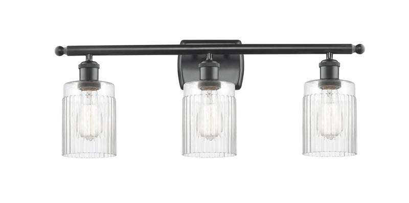 Innovations 516-3W-BK-G342 Three Light Bath Vanity, Matte Black