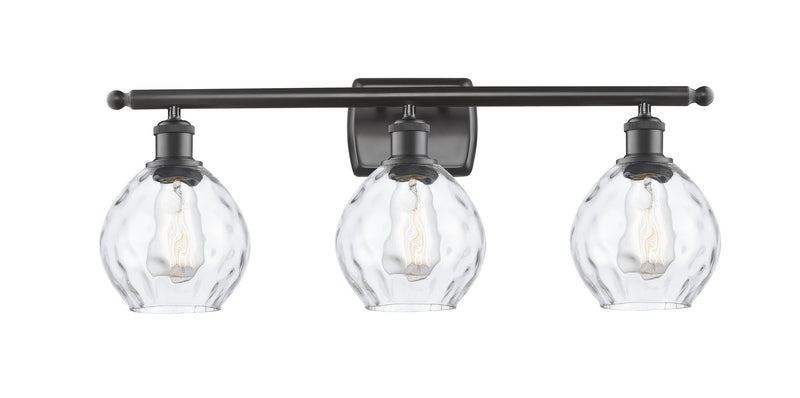 Innovations 516-3W-OB-G362 Three Light Bath Vanity, Oil Rubbed Bronze