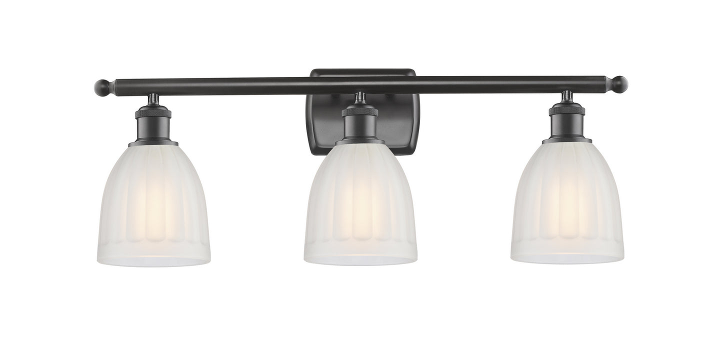 Innovations 516-3W-OB-G441 Three Light Bath Vanity, Oil Rubbed Bronze