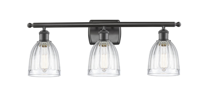 Innovations 516-3W-OB-G442 Three Light Bath Vanity, Oil Rubbed Bronze
