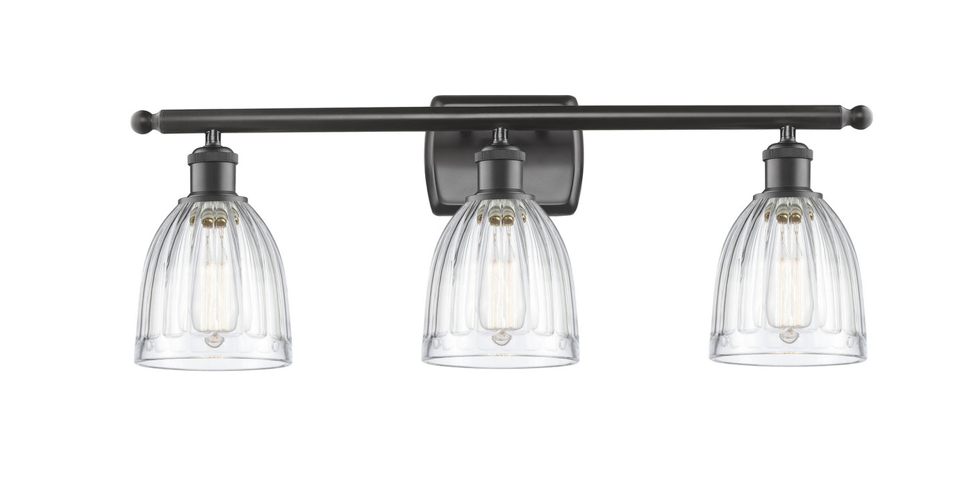 Innovations 516-3W-OB-G442 Three Light Bath Vanity, Oil Rubbed Bronze