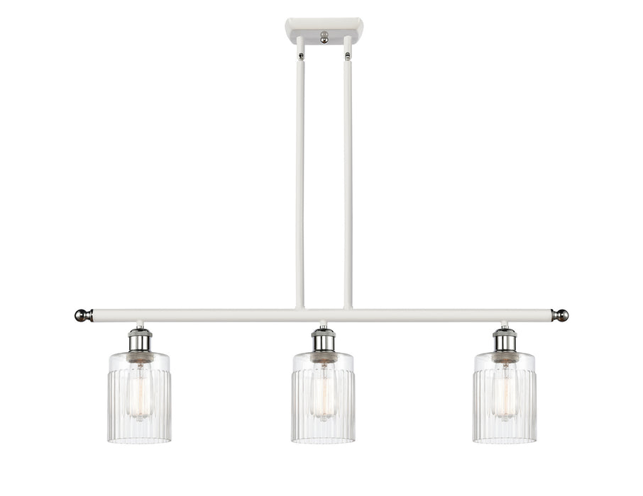 Innovations 516-3I-WPC-G342 Three Light Island Pendant, White Polished Chrome