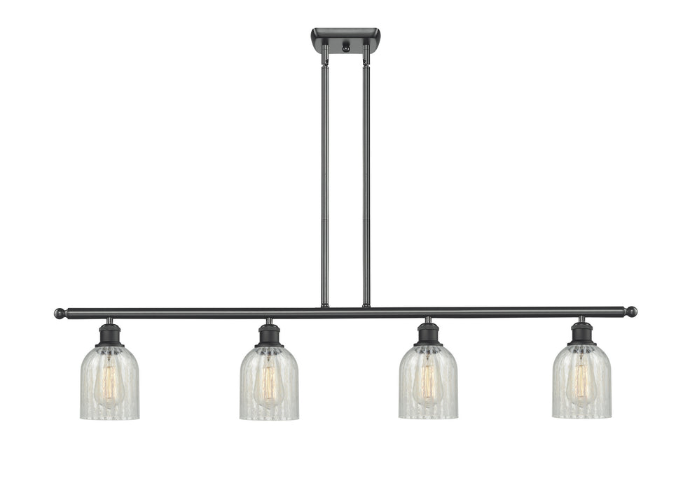 Innovations 516-4I-BK-G2511 Four Light Island Pendant, Matte Black
