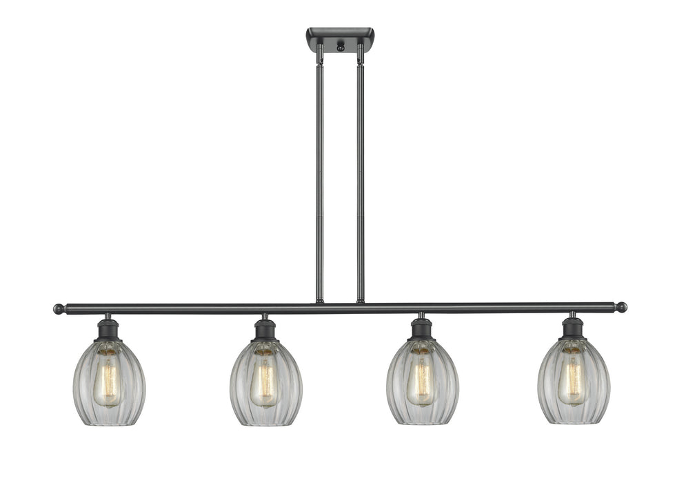 Innovations 516-4I-BK-G82 Four Light Island Pendant, Matte Black