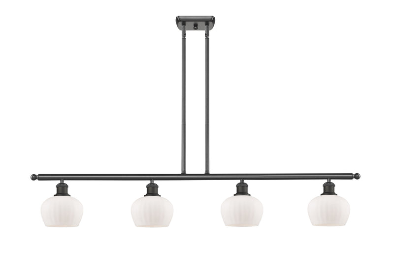 Innovations 516-4I-OB-G91 Four Light Island Pendant, Oil Rubbed Bronze