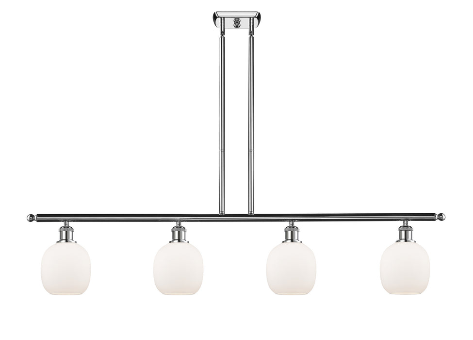 Innovations 516-4I-PC-G101 Four Light Island Pendant, Polished Chrome