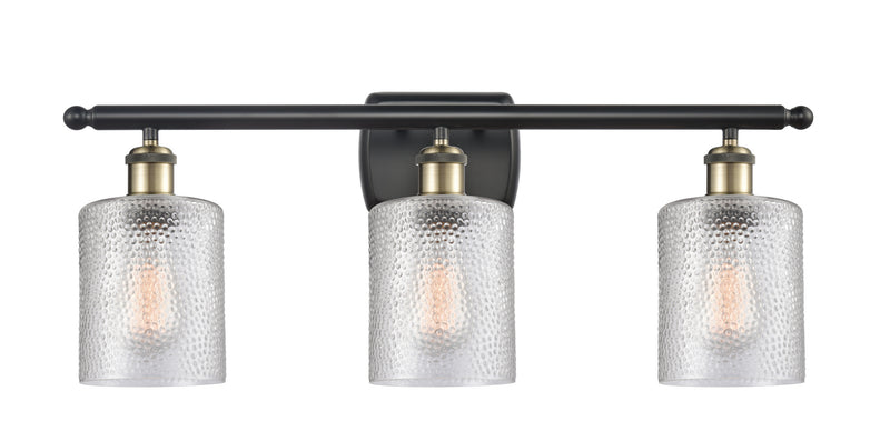 Innovations 516-3W-BAB-G112 Three Light Bath Vanity, Black Antique Brass