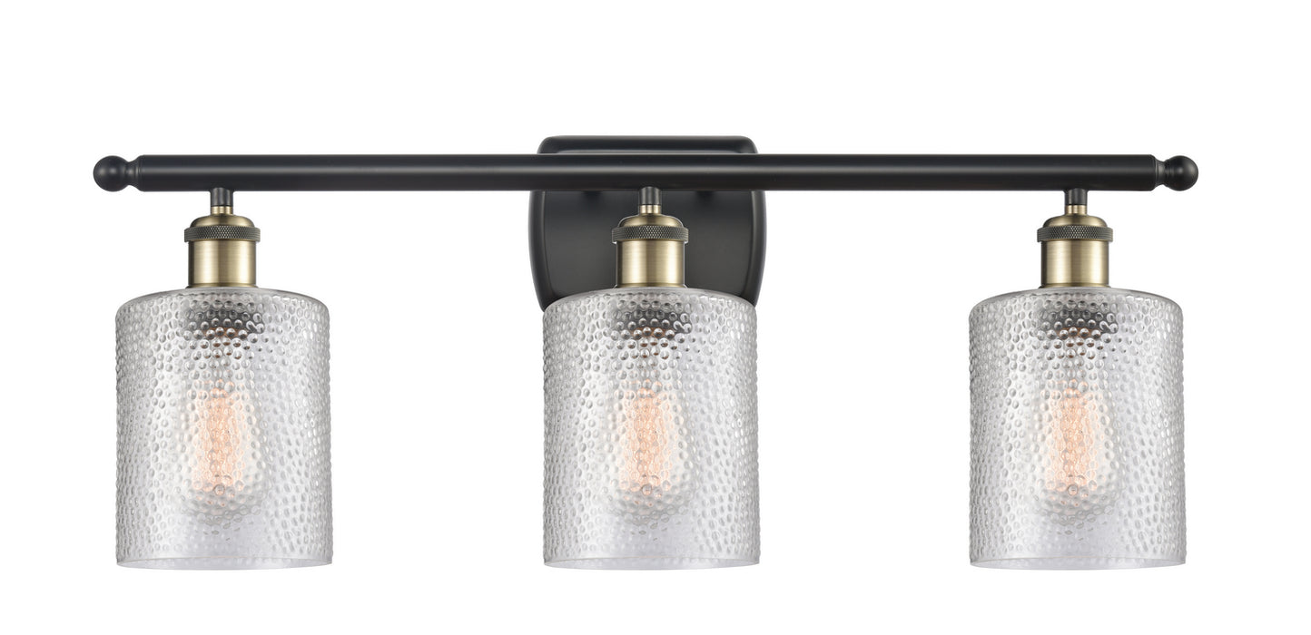 Innovations 516-3W-BAB-G112 Three Light Bath Vanity, Black Antique Brass